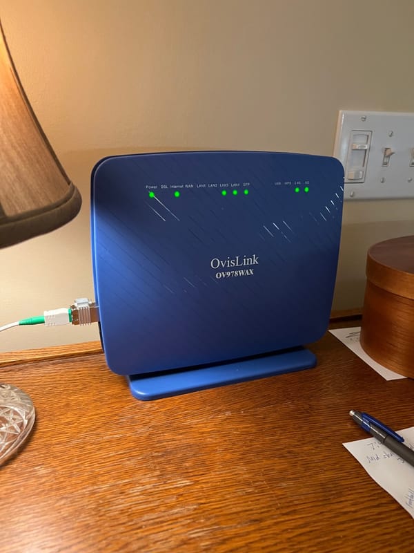 Bell fibre installation notes